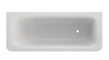 LAGUNA BUILT-IN BATHTUB W/POWDER COATED MS FRAME - JAQUAR WELLNESS - ( WHITE - LAGUNA - 1700x700x450 mm - 68inchX28inchX18inch )