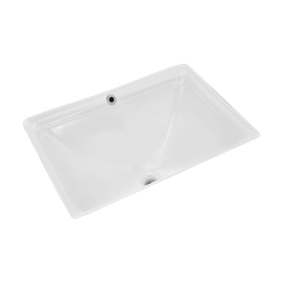 UNDER COUNTER BASIN WITH FIXING ACCESSOR - JAQUAR SWARE -  ( WHITE -  -590x430x215mm - 23.6inchx17.2inch )