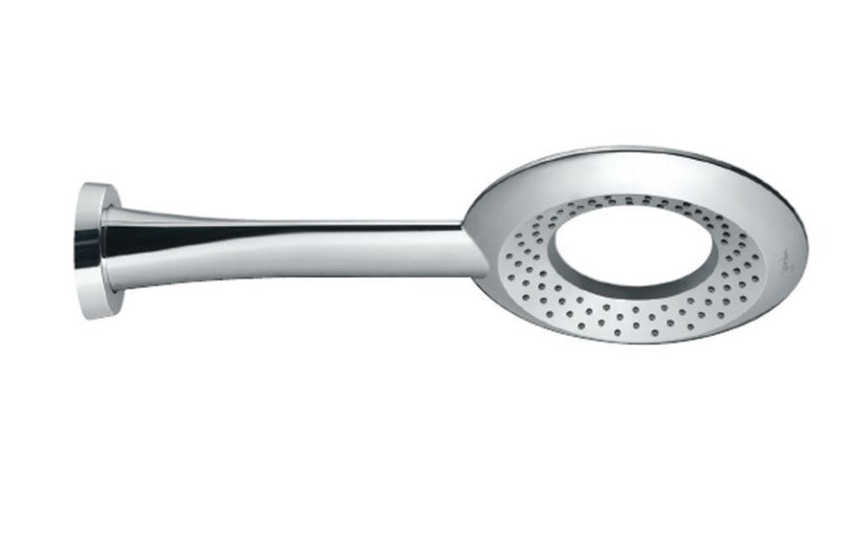 ROUND 250MM WITH BUILT IN ARM - JAQUAR FAUCETS - ( CHROME - OVERHEAD SHOWER - 250x15 mm - 10inchX0.5inch )