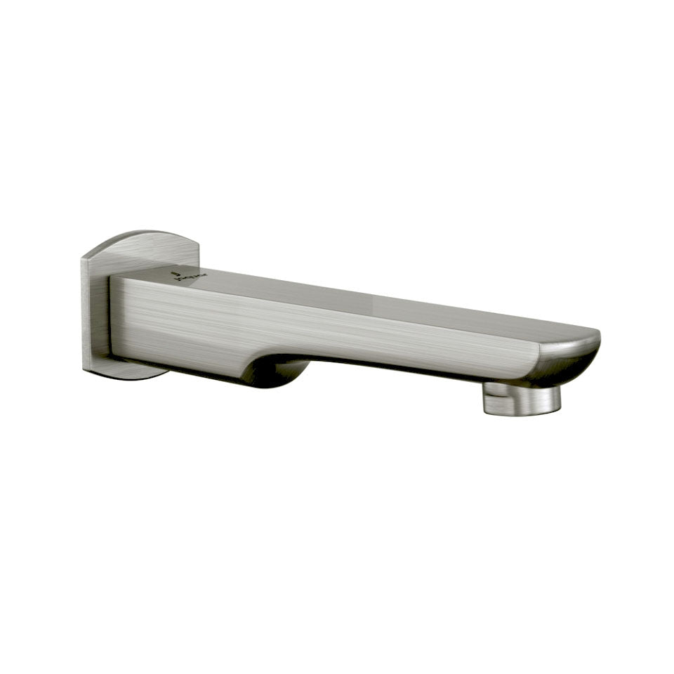 BATH TUB SPOUT WITH WALL FLANGE - JAQUAR FAUCETS -  ( STAINLESS STEEL - KUBIX PRIME - 0x15 mm - 0inchX0.5inch )