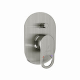 S.L.EXPOSED PARTS DIV KIT BUTTON ON TOP - JAQUAR FAUCETS -  ( STAINLESS STEEL - ORNAMIX PRIME - 0x15 mm - 0inchX0.5inch )