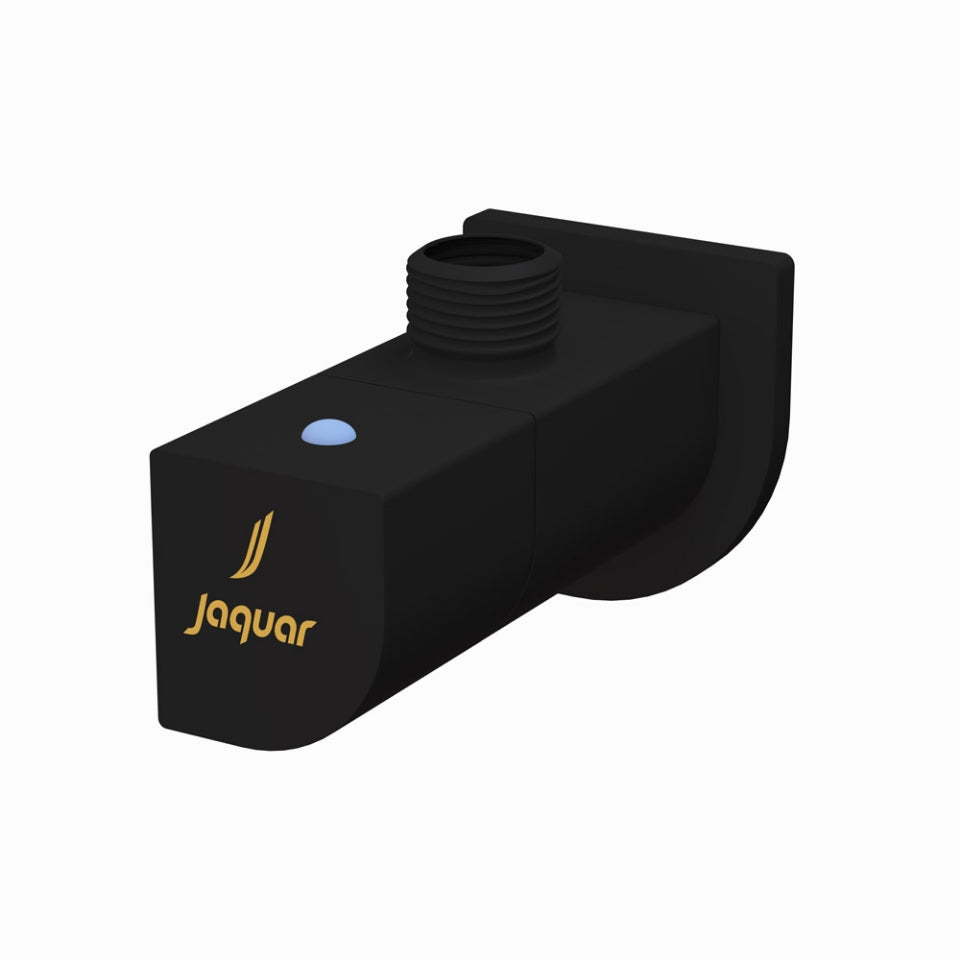 ANGLE COCK WITH FLANGE - JAQUAR FAUCETS -  ( BLACK MATT - ALIVE - 0x15 mm - 0inchX0.5inch )