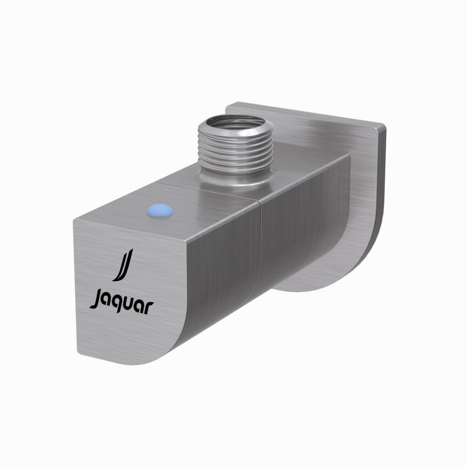 ANGLE COCK WITH FLANGE  - JAQUAR FAUCETS -  ( STAINLESS STEEL - ALIVE - 0x15 mm - 0inchX0.5inch )