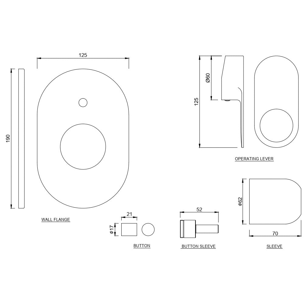 S.L.EXPOSED PARTS DIV KIT HIGH FLOW - JAQUAR FAUCETS -  ( STAINLESS STEEL - ORNAMIX PRIME - 0x15 mm - 0inchX0.5inch )