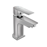 S.L. BASIN MIXER WITH BRAID PIPES - JAQUAR FAUCETS -  ( CHROME - ARIA - 0x15 mm - 0inchX0.5inch )
