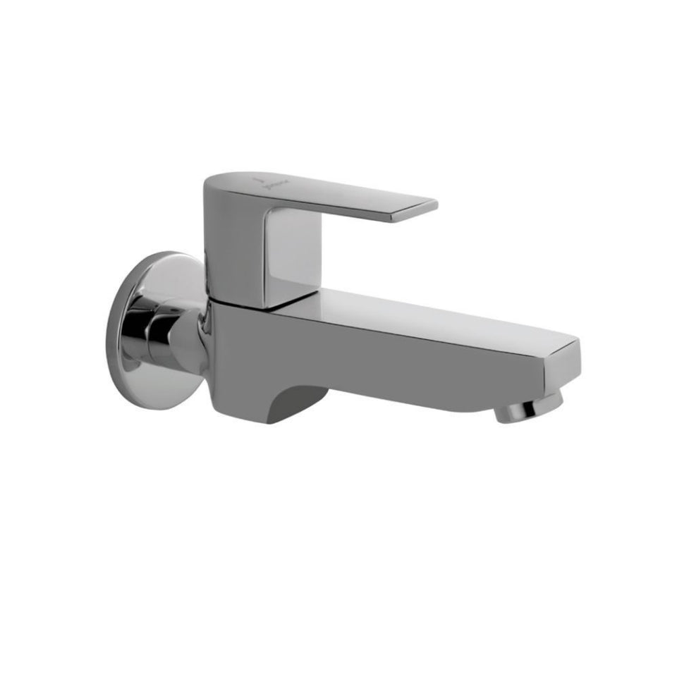BIB COCK WITH FLANGE - JAQUAR FAUCETS -  ( CHROME - ARIA - 0x15 mm - 0inchX0.5inch )