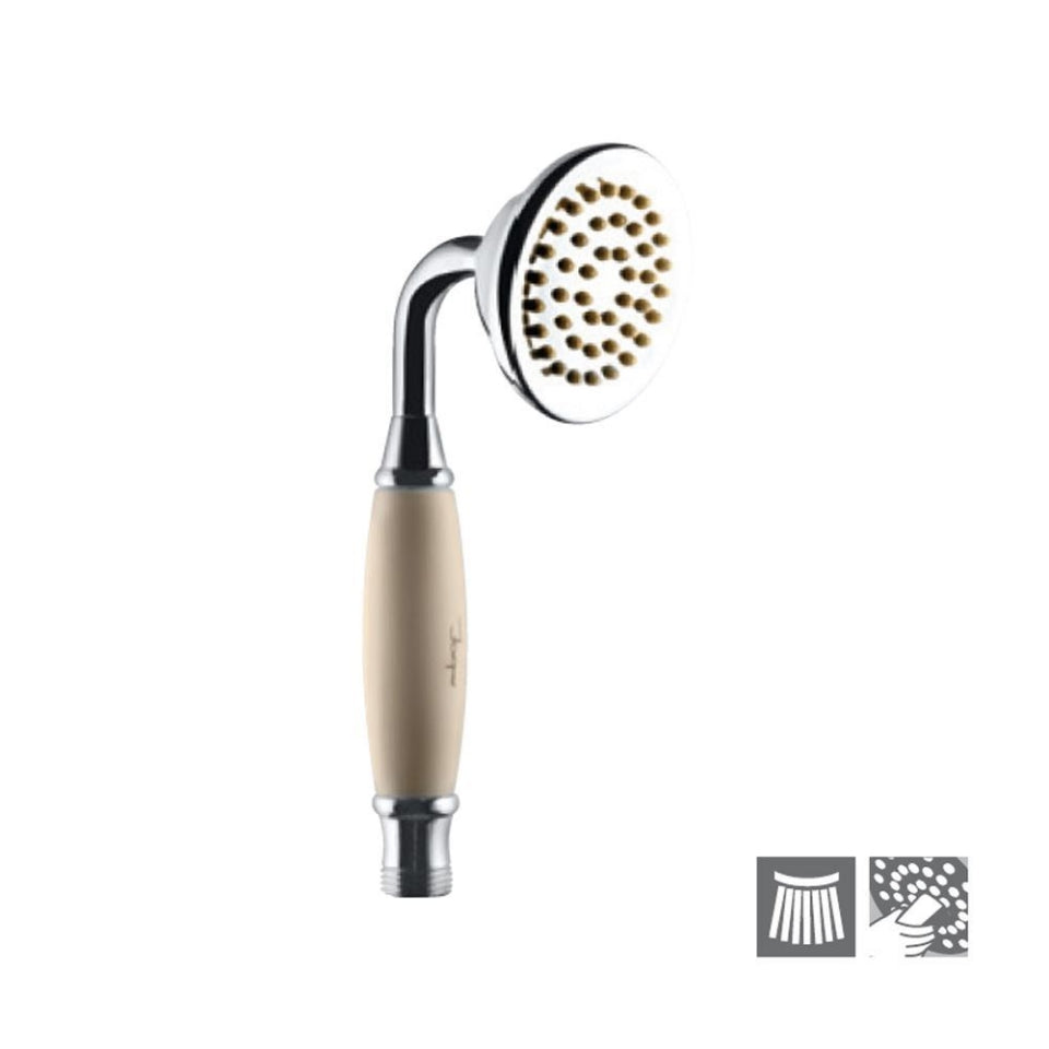 VICTORIAN HAND SHOWER ROUND - JAQUAR FAUCETS - ( CHROME - HAND SHOWER - 15x0 mm - 0.5inchX0inch )