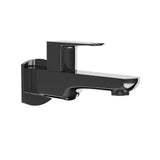 BIB COCK WITH WALL FLANGE - JAQUAR FAUCETS -  ( BLACK CHROME - KUBIX PRIME - 0x0 mm - 0inchx0inch )