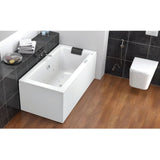 WHIRLPOOL WATER SYSTEM W/O F&S PANEL - JAQUAR WELLNESS - ( WHITE - FONTE - 1500x750 mm - 60inchX30inch )