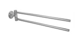 SWIVEL TOWEL HOLDER TWIN TYPE - JAQUAR FAUCETS - ( CHROME - CONTINENTAL PRIME ACCESSORIES - 0x0 mm - 0inchX0inch )