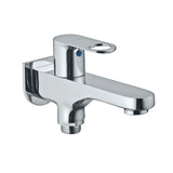 BIB COCK  2-WAY WITH FLANGE - JAQUAR FAUCETS -  ( CHROME - ORNAMIX PRIME - 0x15 mm - 0inchX0.5inch )