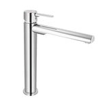 SINGLE LEVER TALL BOY WITH 190MM EXTENSION BODY FIXED SPOUT WITHOUT POPUP W/PIPES - JAQUAR FAUCETS - (CHROME - FLORENTINE PRIME - 0x15 mm -  0inchX0.5inch)