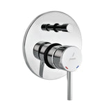 SINGLE LEVER EXPOSED PARTS KIT OF DIVERTER - JAQUAR FAUCETS -  ( CHROME - FLORENTINE PRIME - 0x15 mm - 0inchX0.5inch )