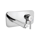 EXPOSED PART KIT OF SINGLE LEVER BASIN MIXER WALL MOUNTED - JAQUAR FAUCETS -  ( CHROME - FLORENTINE PRIME - 0x15 mm - 0inchX0.5inch )