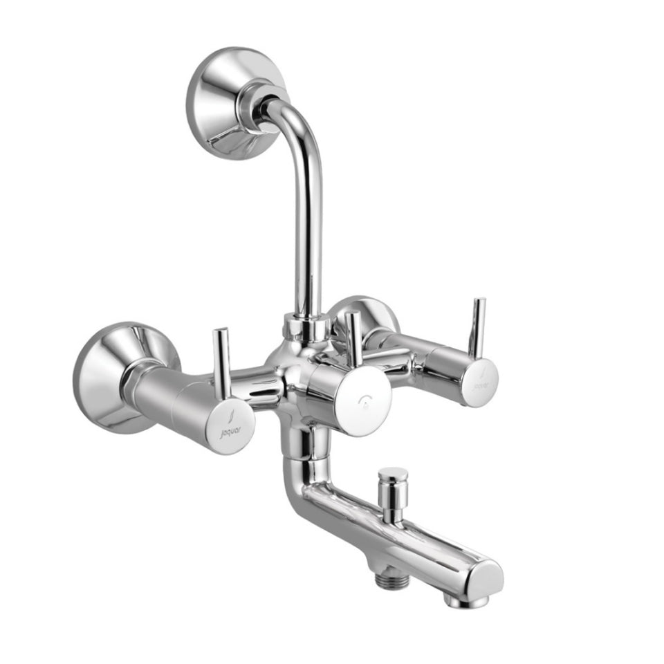 WALL MIXER 3-IN-1 SYSTEM - JAQUAR FAUCETS -  ( CHROME - FLORENTINE PRIME - 0x15 mm - 0inchX0.5inch )