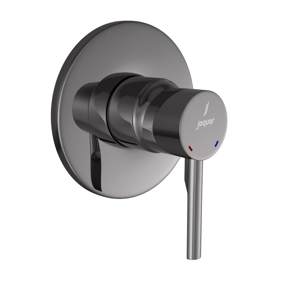 SINGLE LEVER EXPOSED PARTS KIT OF DEUSCH MIXER - JAQUAR FAUCETS -  ( BLACK CHROME - FLORENTINE PRIME - 0x15 mm - 0inchX0.5inch )