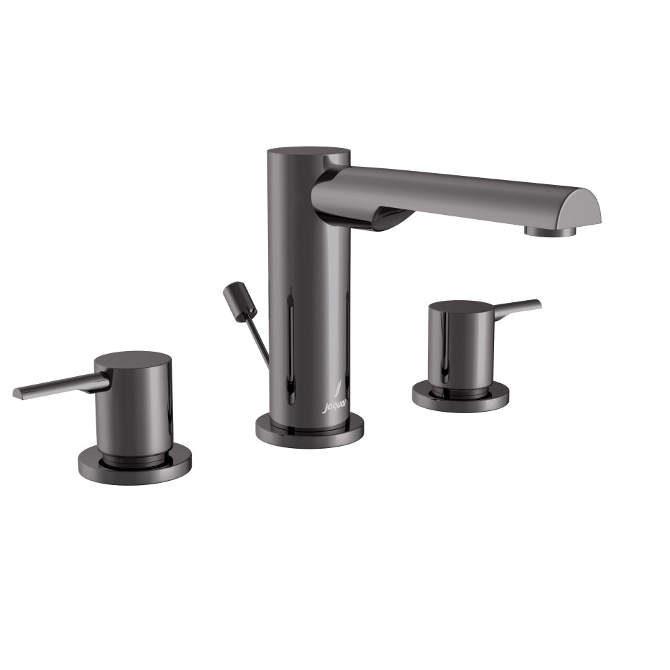 3-HOLE BASIN MIXER WITHOUT POPUP - JAQUAR FAUCETS -  ( BLACK CHROME - FLORENTINE PRIME - 0x15 mm - 0inchX0.5inch )