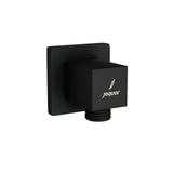 WALL OUTLET SQUARE - JAQUAR FAUCETS -  ( BLACK MATT - SHOWER ACC. - 0x15 mm - 0inchX0.5inch )
