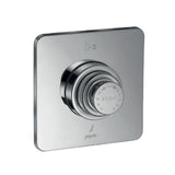 METROPOLE F/VALVE DUAL FLUSH PLATE - JAQUAR FAUCETS -  ( CHROME - FLUSH VALVE - 0x40 mm - 0inchX1.5inch )