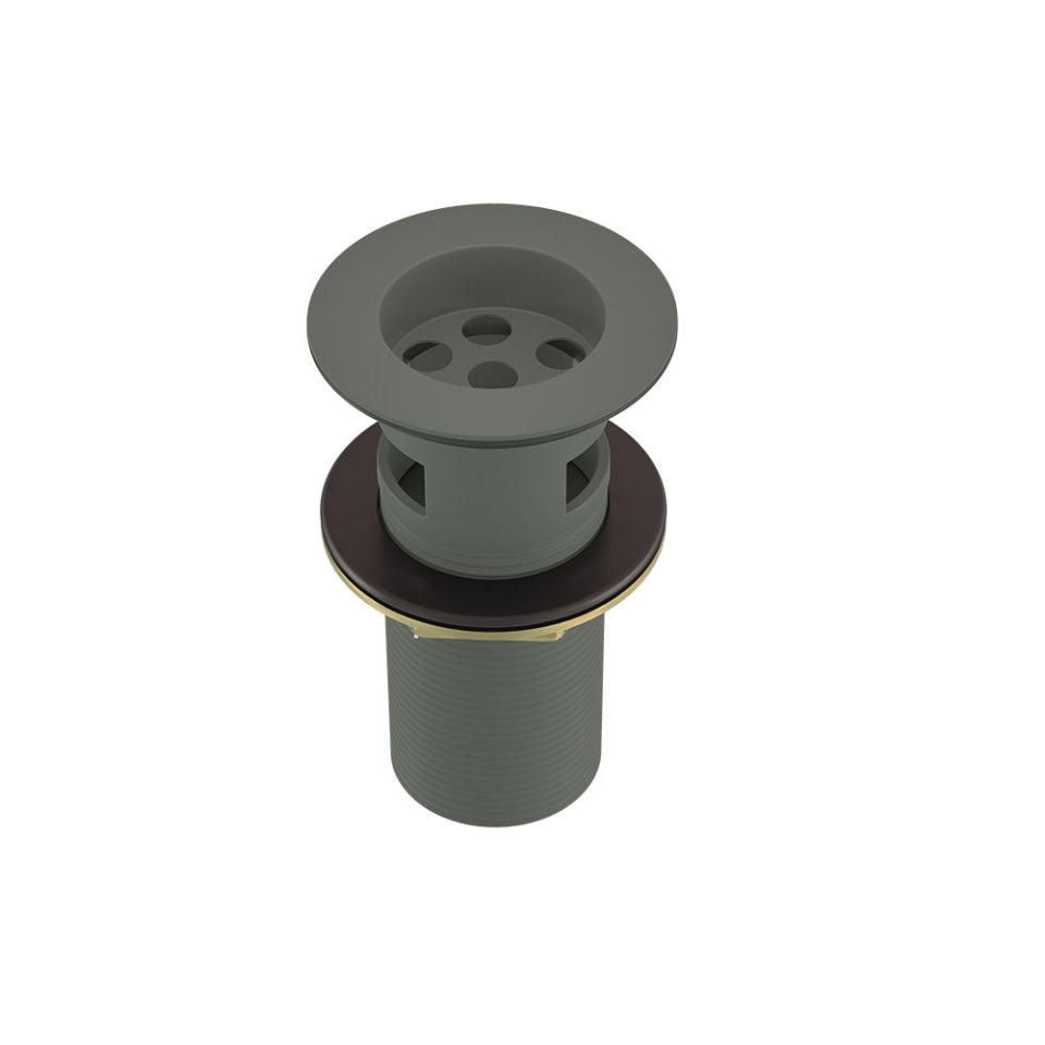 WASTE COUPLING H/T 130MM - JAQUAR FAUCETS -  ( GRAPHITE - ALLIED - 125x32 mm - 5inchX1.28inch )