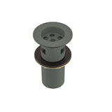 WASTE COUPLING H/T 130MM - JAQUAR FAUCETS -  ( GRAPHITE - ALLIED - 125x32 mm - 5inchX1.28inch )