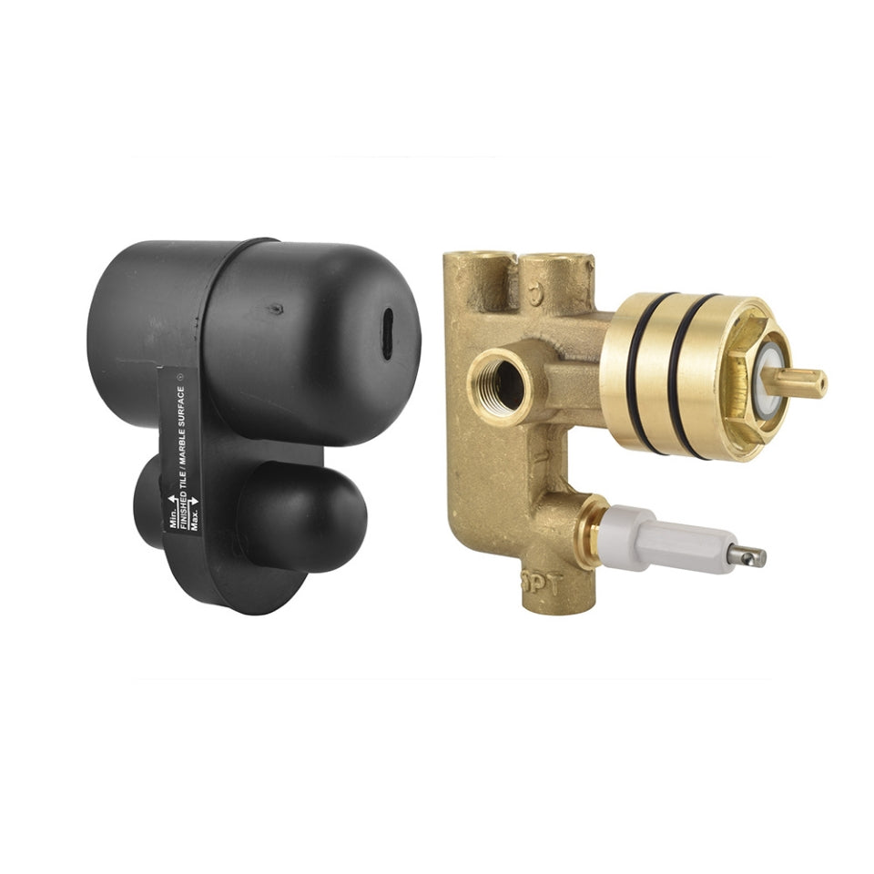 CONC.BODY FOR 3 INLET S.L DIV - JAQUAR FAUCETS -  ( CHROME - ALLIED - 0x15 mm - 0inchX0.5inch )