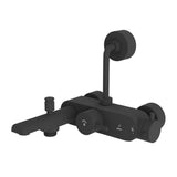EXPOSED THERMOSTATIC BATH & SHOWER MIXER 3-IN-1 SYSTEM - JAQUAR FAUCETS -  ( BLACK MATT - FLORENTINE PRIME - 0x15 mm - 0inchX0.5inch )