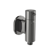 EXPOSED PART KIT OF CONCEALED THERMOSTATIC VALVE FOR HEALTH FAUCET - JAQUAR FAUCETS - (BLACK CHROME - ALLIED - 0x15 mm - 0inchX0.5inch)