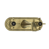 2 CON.STOP COCKS WITH BASIN SPOUT - JAQUAR FAUCETS -  ( ANTIQUE BRONZE - QUEENS PRIME - 0x0 mm - 0inchx0inch )