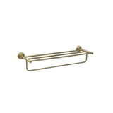 TOWEL RACK 600MM LONG WITH LOWER HANGERS - JAQUAR FAUCETS - (ANTIQUE BRONZE - CONTINENTAL ACC. - 0x600 mm - 0inchX24inch)