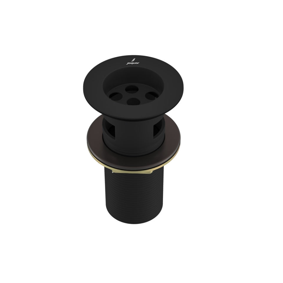 WASTE COUPLING H/T 130MM - JAQUAR FAUCETS -  ( BLACK MATT - ALLIED - 32x125 mm - 1.25inchX5inch )
