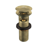 CLICK CLACK POP-UP WASTE COUPLING HALF THREAD - JAQUAR FAUCETS -  ( ANTIQUE BRONZE - ALLIED - 0x32 mm - 1.28inchX0inch )