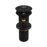 CLICK CLACK POP-UP WASTE COUPLING HALF THREAD - JAQUAR FAUCETS -  ( BLACK MATT - ALLIED - 0x32 mm - 1.28inchX0inch )