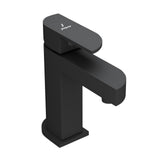 S.L. BASIN MIXER WITH BRAIDED PIPES - JAQUAR FAUCETS -  ( BLACK MATT - ALIVE - 0x15 mm - 0inchX0.5inch )