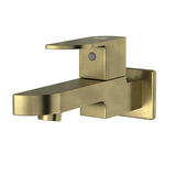 BIB COCK WITH FLANGE - JAQUAR FAUCETS -  ( ANTIQUE BRONZE - ALIVE - 0x15 mm - 0inchX0.5inch )
