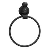 TOWEL  RING - JAQUAR FAUCETS -  ( BLACK MATT - QUEENS ACC. - 0x0 mm - 0inchx0inch )