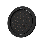 BODY SHOWER 120MM DIA ROUND SHAPE (ABS) - JAQUAR FAUCETS -  ( BLACK MATT - BODY SHOWER - 0x120 mm - 4.8inchX0inch )