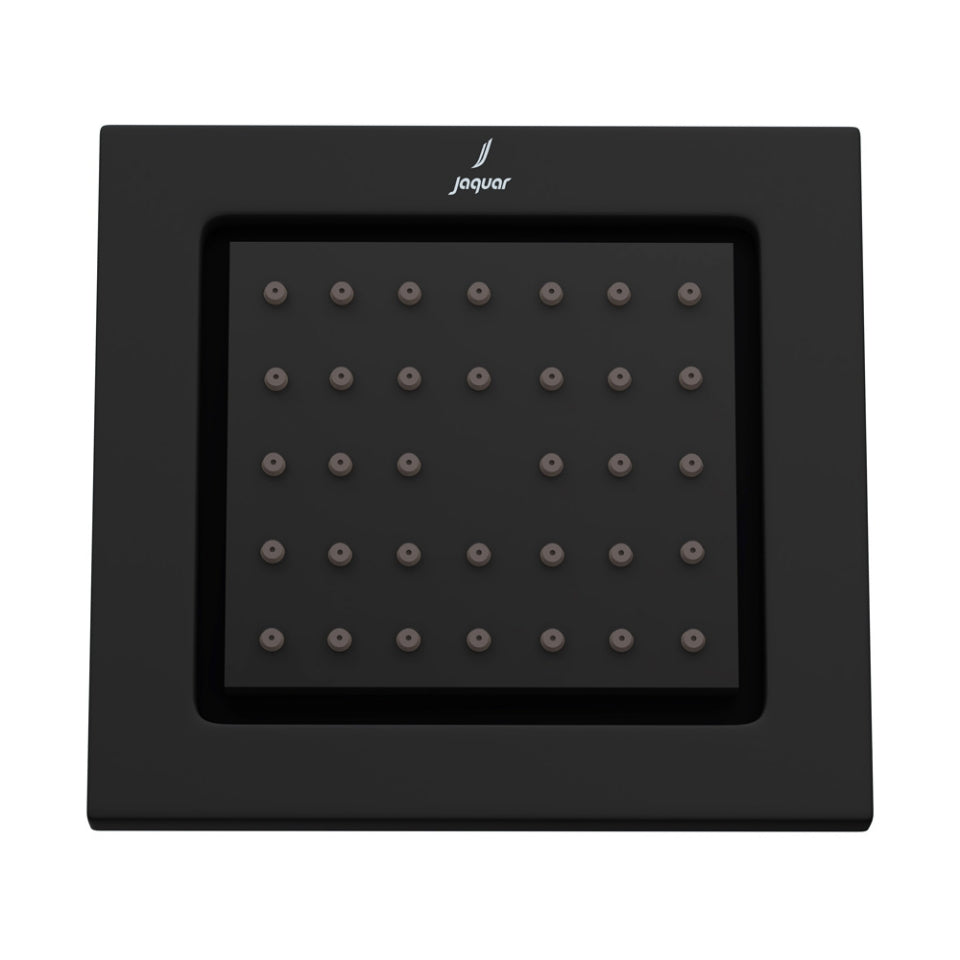 CONC.BODY SHOWER RECT. WITH INST BOX - JAQUAR FAUCETS -  ( BLACK MATT - BODY SHOWER - 130x120 mm - 5inchX4.5inch )