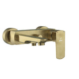 SINGLE LEVER WALL MIXER WITH PROVISION OF HAND SHOWER - JAQUAR FAUCETS -  ( ANTIQUE BRONZE - KUBIX PRIME - 0x15 mm - 0inchX0.5inch )