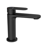 S.L. BASIN MIXER W/BRAIDED PIPES - JAQUAR FAUCETS -  ( BLACK MATT - OPAL PRIME - 0x15 mm - 0inchX0.5inch )
