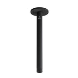 ROUND CEILING SHOWER ARM - JAQUAR FAUCETS - ( BLACK MATT - SHOWER ACC. - 280x20 mm - 0.8inchX0inch )
