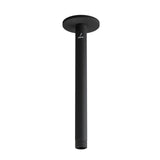SHOWER ARM 450M CEILING MOUNTED W/FLANGE - JAQUAR FAUCETS -  ( BLACK MATT - SHOWER ACC. - 450x15 mm - 18inchX0.5inch )