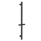 SLIDING RAIL FLAT WITH H.SHWR HOLDER - JAQUAR FAUCETS - ( BLACK MATT - SHOWER ACC. - 0x700 mm - 0inchX27inch )