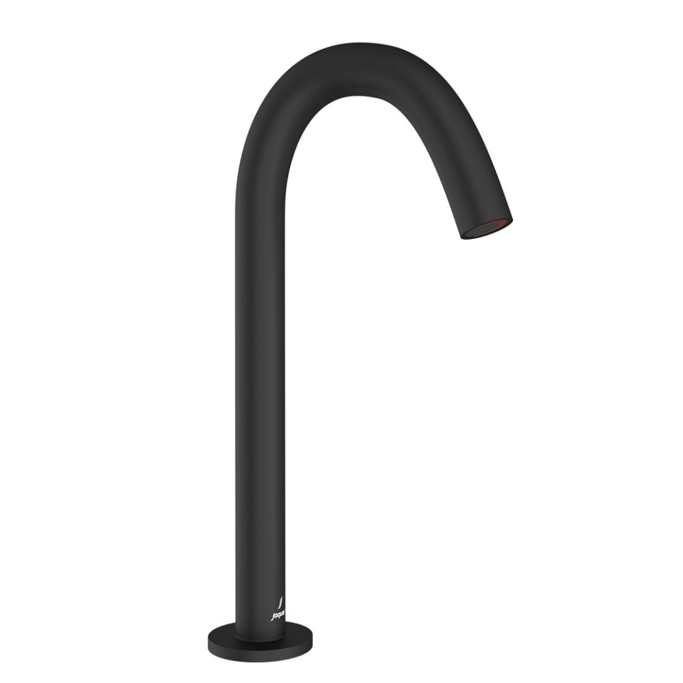 BLUSH TALL BOY DECK MOUNTED SENSOR FAUCET - JAQUAR FAUCETS -  ( BLACK MATT - SENSOR - 0x15 mm - 0inchX0.5inch )