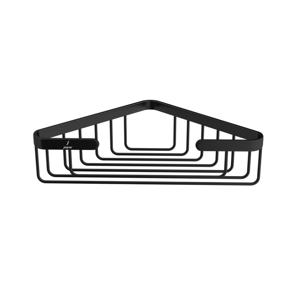 CORNER SHOWER BASKET - JAQUAR FAUCETS - ( BLACK MATT - CONTINENTAL ACC. - 0x0 mm - 0inchX0inch )