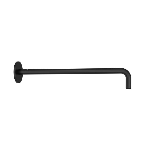 SHOWER ARM WITH FLANGE - JAQUAR FAUCETS - ( BLACK MATT - SHOWER ACC. - 600x15 mm - 24inchX0.5inch )
