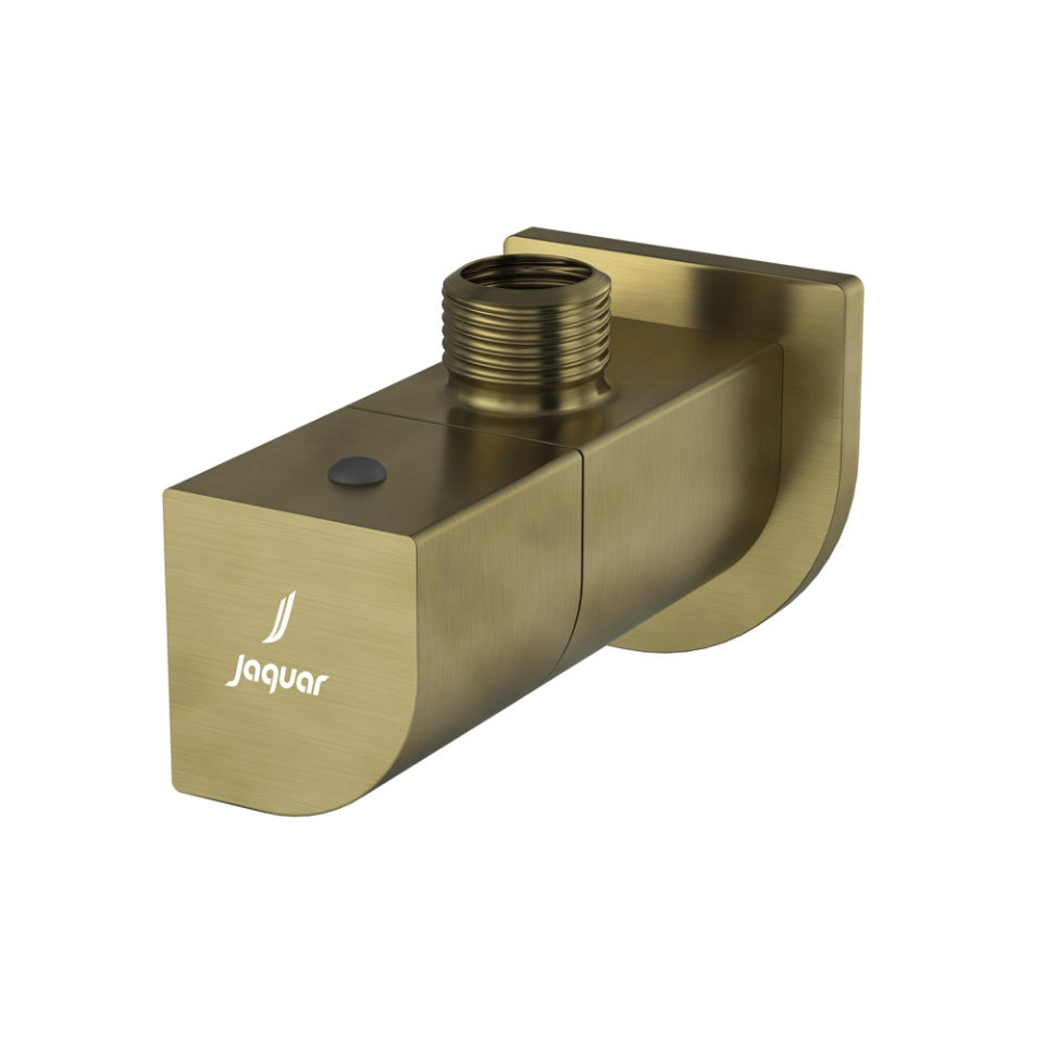 ANGLE COCK WITH FLANGE - JAQUAR FAUCETS -  ( ANTIQUE BRONZE - ALIVE - 0x15 mm - 0inchX0.5inch )