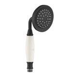 VICTORIAN HAND SHOWER HEAD ROUND  (BELL T)- JAQUAR FAUCETS -  ( BLACK MATT - HAND SHOWER - 0x15 mm - 0inchX0.5inch )