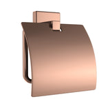 TOILET ROLL HOLDER WITH FLAP - JAQUAR FAUCETS -  ( BLUSH GOLD PVD - ACC. KUBIX PRIME - 0x0 mm - 0inchx0inch )