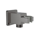 WALL OUTLET WITH SHOWER HOOK SQUARE - JAQUAR FAUCETS -  ( BLACK CHROME - SHOWER ACC. - 0x15 mm - 0inchX0.5inch )